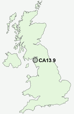 UK Postcode map