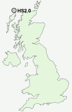 UK Postcode map