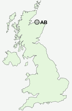 UK Postcode map