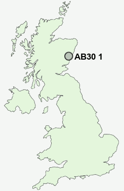 UK Postcode map