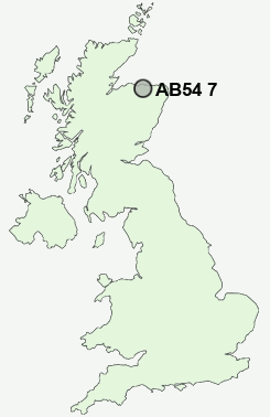 UK Postcode map