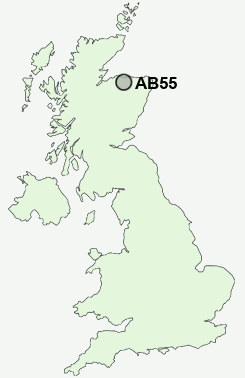 UK Postcode map