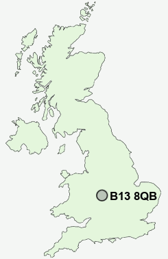 UK Postcode map