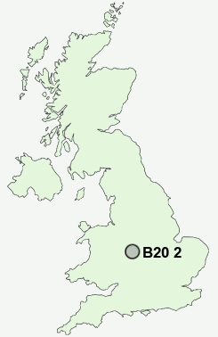 UK Postcode map