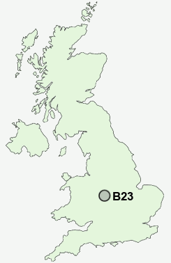 UK Postcode map