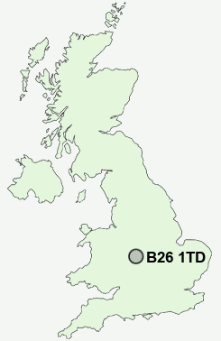 UK Postcode map