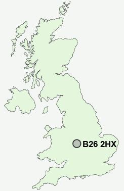 UK Postcode map