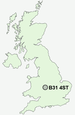 UK Postcode map