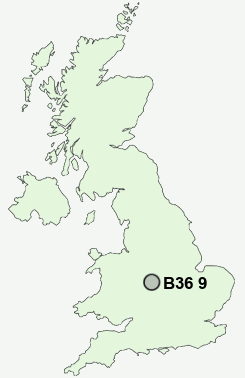 UK Postcode map