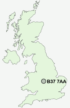 UK Postcode map