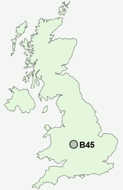 UK Postcode map