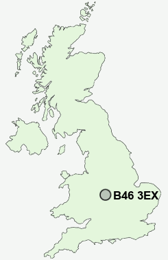 UK Postcode map