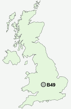 UK Postcode map