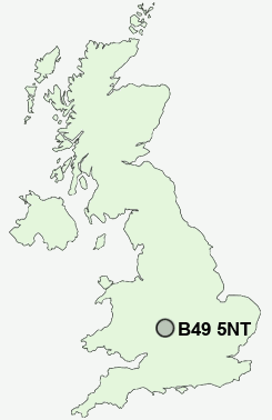 UK Postcode map