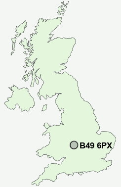 UK Postcode map