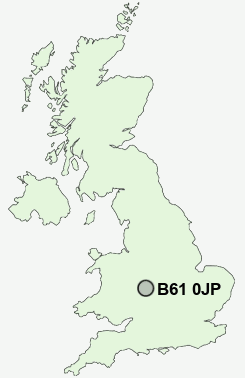 UK Postcode map