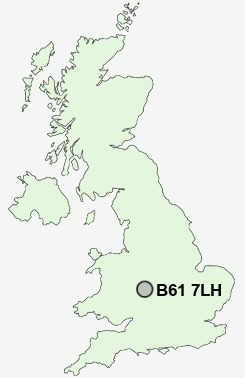 UK Postcode map