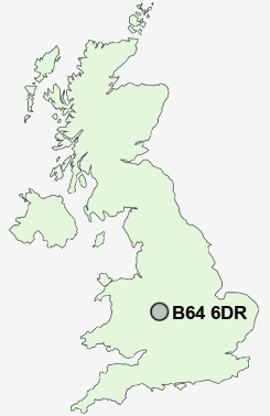 UK Postcode map