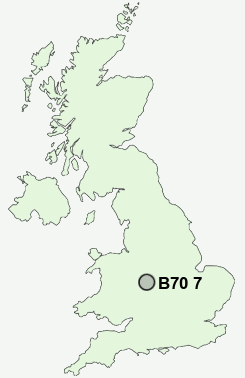 UK Postcode map