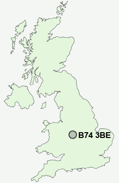 UK Postcode map