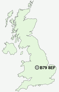 UK Postcode map