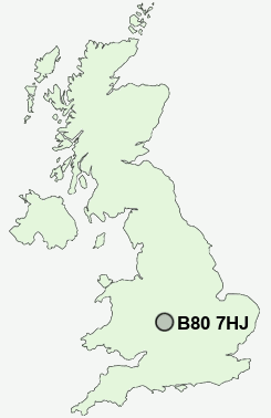 UK Postcode map