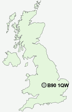 UK Postcode map