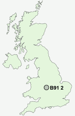 UK Postcode map