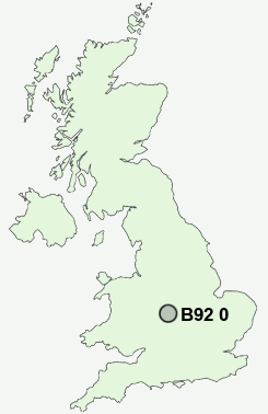 UK Postcode map