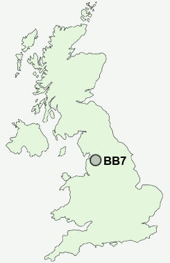 UK Postcode map