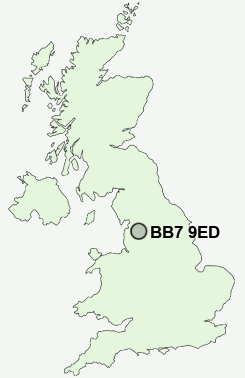 UK Postcode map