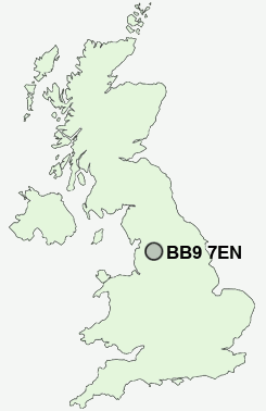 UK Postcode map