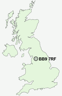 UK Postcode map