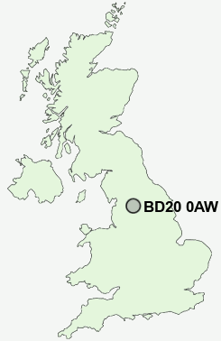 UK Postcode map