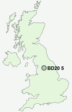 UK Postcode map