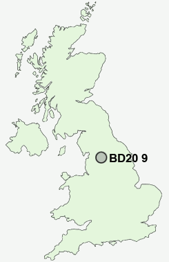 UK Postcode map