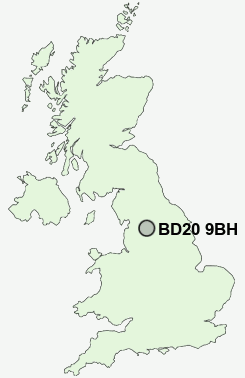 UK Postcode map