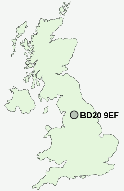 UK Postcode map