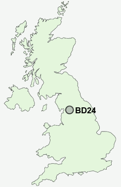 UK Postcode map