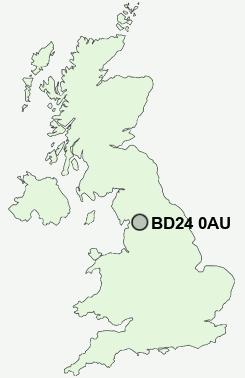 UK Postcode map