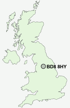 UK Postcode map