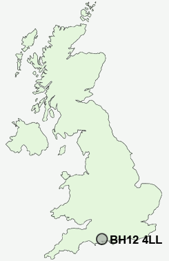 UK Postcode map