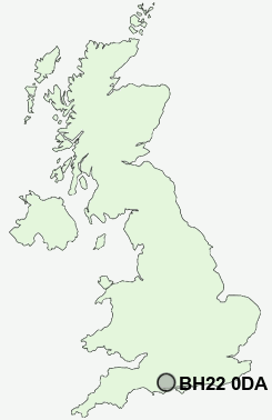 UK Postcode map