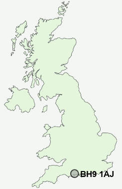 UK Postcode map