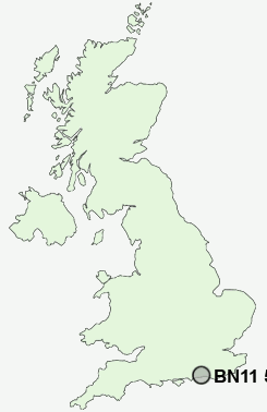 UK Postcode map