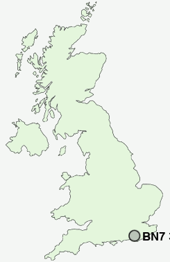 UK Postcode map