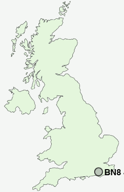 UK Postcode map