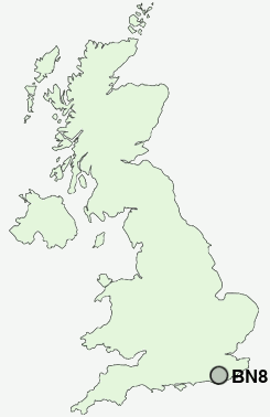 UK Postcode map