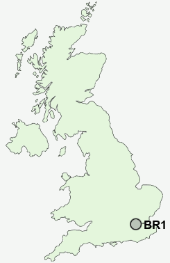 BR1 Postcode map