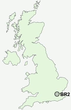 BR2 Postcode map